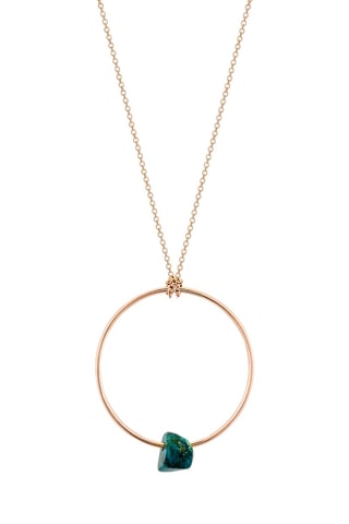 Ketting - Roségoud en Chrysocolla