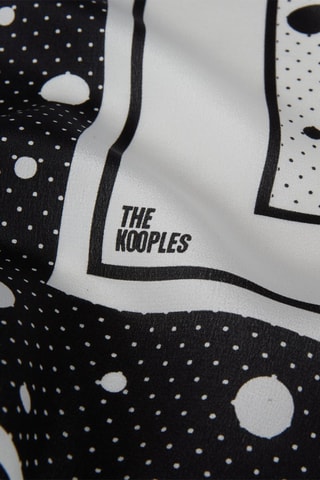 Foulard en soie - Noir et blanc