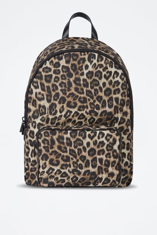 Sac à dos - Marron et beige