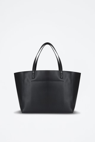 Cabas en cuir - Noir