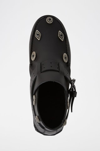 Mocassins en cuir de veau Noir