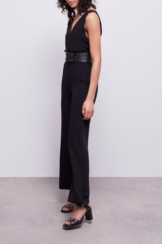 Ceinture en cuir - Noir