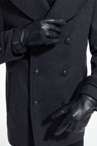 Gants en cuir de mouton - Noir