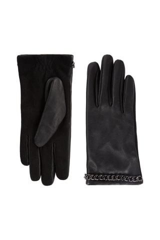 Gants en cuir de mouton - Noir