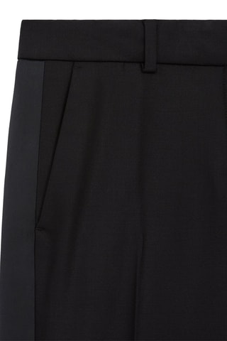 Pantalon flare en laine - Noir