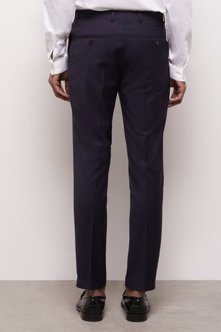 Pantalon en laine - Bleu marine