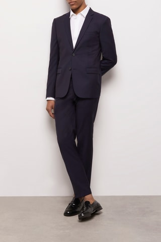 Pantalon en laine - Bleu marine