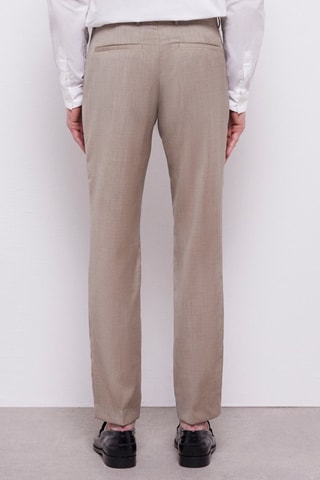 Pantalon en laine - Beige