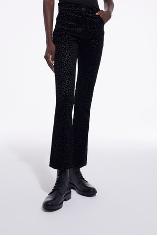Pantalon bootcut - Noir et gris foncé