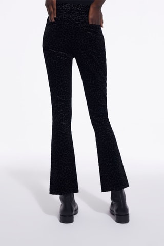 Pantalon bootcut - Noir et gris foncé
