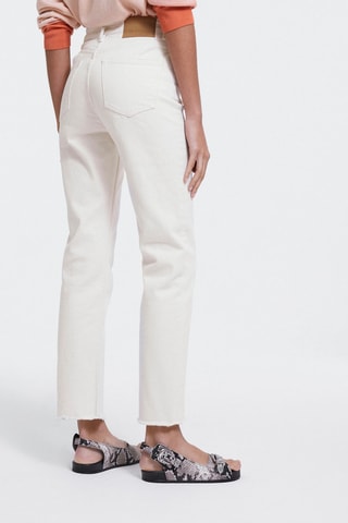 Pantalon droit - Blanc