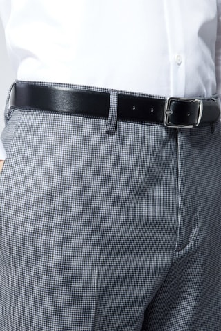 Chino en laine Gris et noir