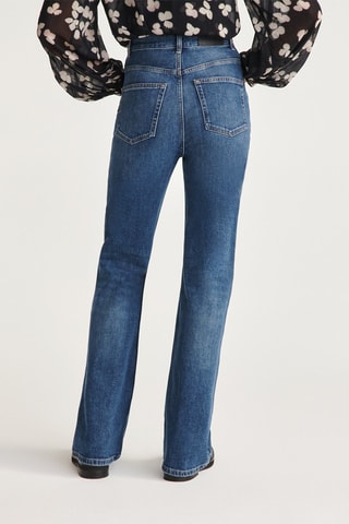 Jean bootcut taille haute - Bleu clair