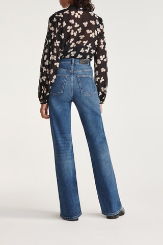 Jean bootcut taille haute - Bleu clair