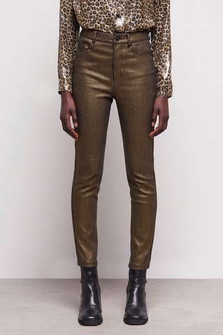 Jean slim - Noir et doré