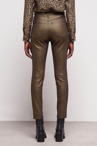 Jean slim - Noir et doré