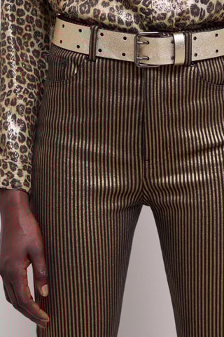 Jean slim - Noir et doré