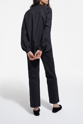 Jean droit taille haute - Noir