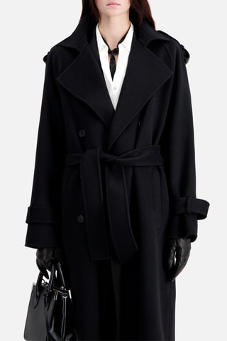 Manteau en laine - Noir