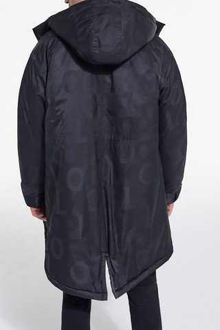 Parka à capuche - Noir