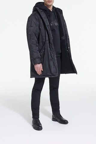 Parka à capuche - Noir