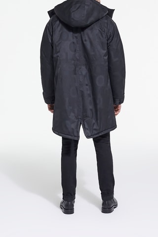 Parka à capuche - Noir