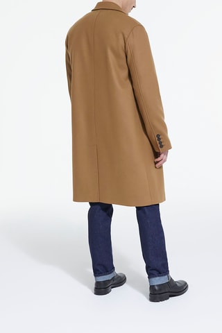 Manteau en laine Camel