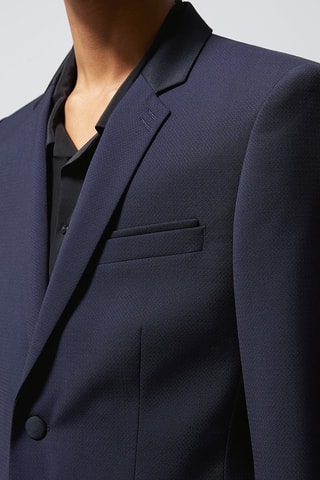 Veste en laine Bleu marine