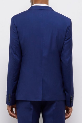 Veste en laine - Bleu marine 