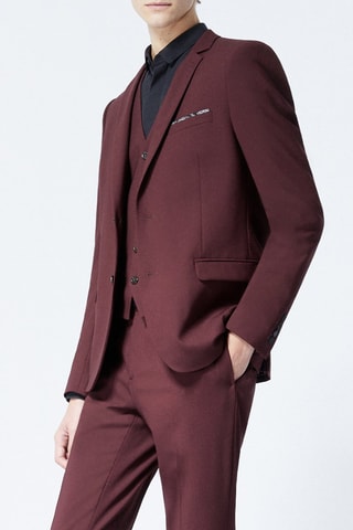 Veste en laine - Bordeaux