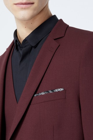 Veste en laine - Bordeaux