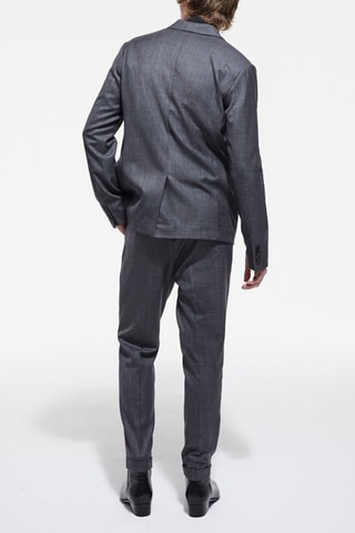 Veste en laine - Gris foncé chiné