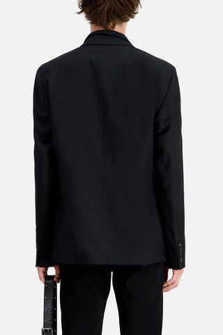 Veste de costume en laine - Noir