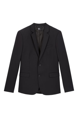 Veste de costume en laine - Noir