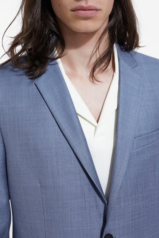 Veste en laine - Ciel