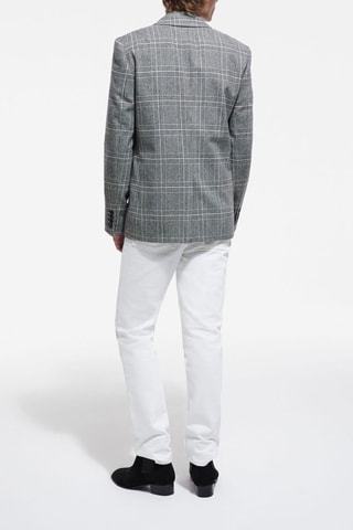 Veste en laine - Noir et écru