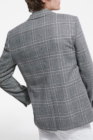 Veste en laine - Noir et écru