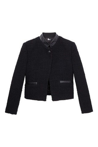 Veste en tweed - Noir