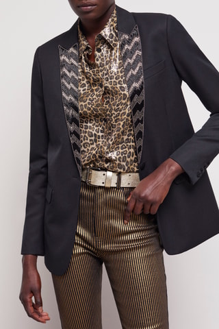 Veste en laine - Noir