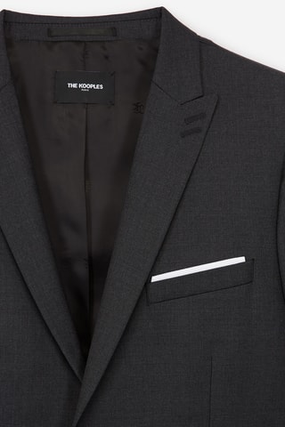 Veste de costume en laine - Gris