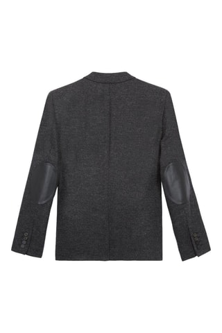 Veste en laine Gris chiné