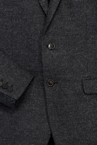 Veste en laine Gris chiné