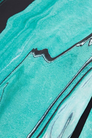 Robe longue Vert et noir