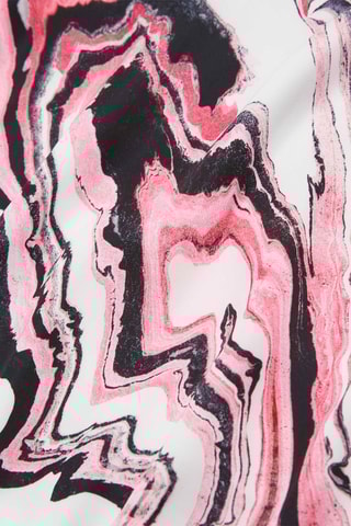 Robe longue Blanc et rose