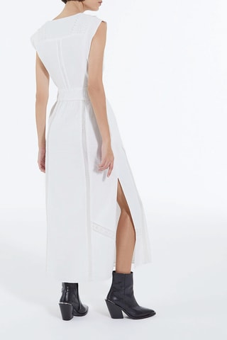 Robe midi - Blanc