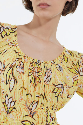 Robe patineuse - Jaune