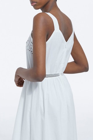 Robe midi - Blanc
