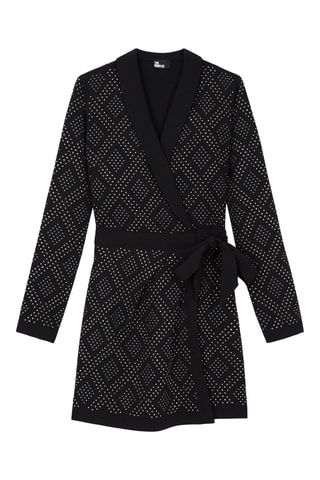 Robe portefeuille - Noir