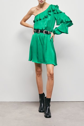 Robe asymétrique - Vert