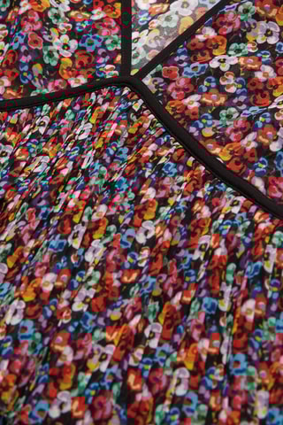 Robe volantée - Multicolore